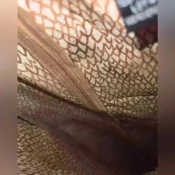 Virgo Women’s Brown Cheetah Print long dress size 14 - Picture 8 of 11